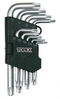 TOPEX Klucze Torx T10-T50, zestaw 9 szt. 35D960 - Topex