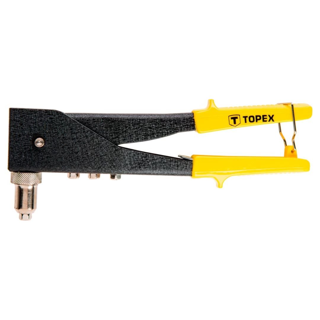 TOPEX, Nitownica do nitów aluminiowych 2.4/3.2/4.0/4.8 mm, dwupołożeniowa, 43E712