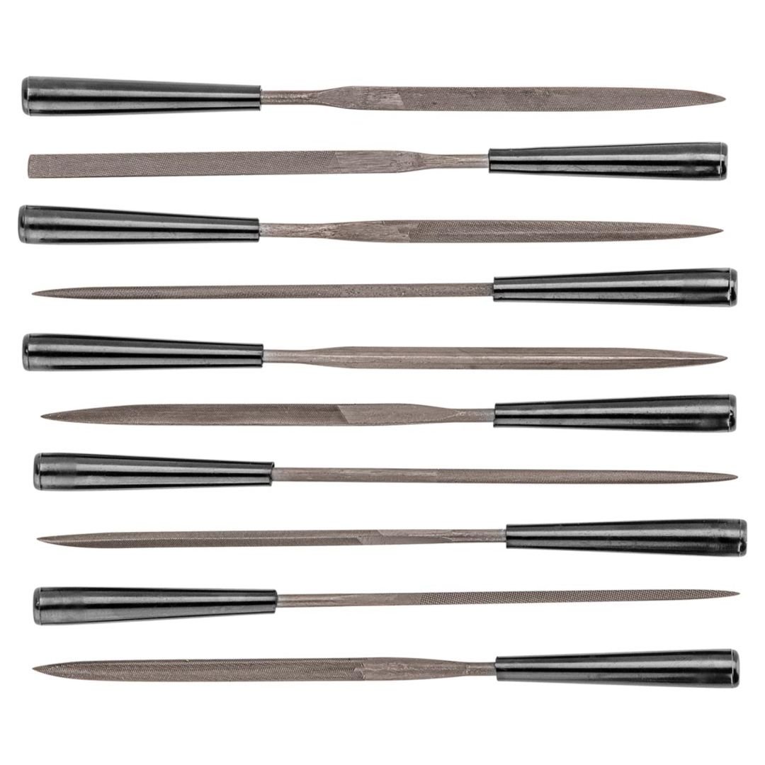 TOPEX, Pilniki iglaki do metalu, zestaw 10 szt., 06A015