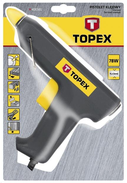 TOPEX, Pistolet klejowy 11 mm, 78W, 42E501