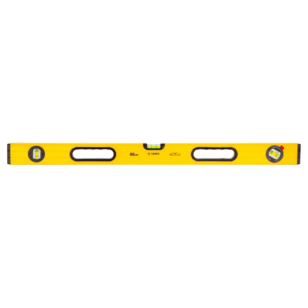 TOPEX, Poziomnica aluminiowa typ 600, 80 cm, 3 libelle, 29C603