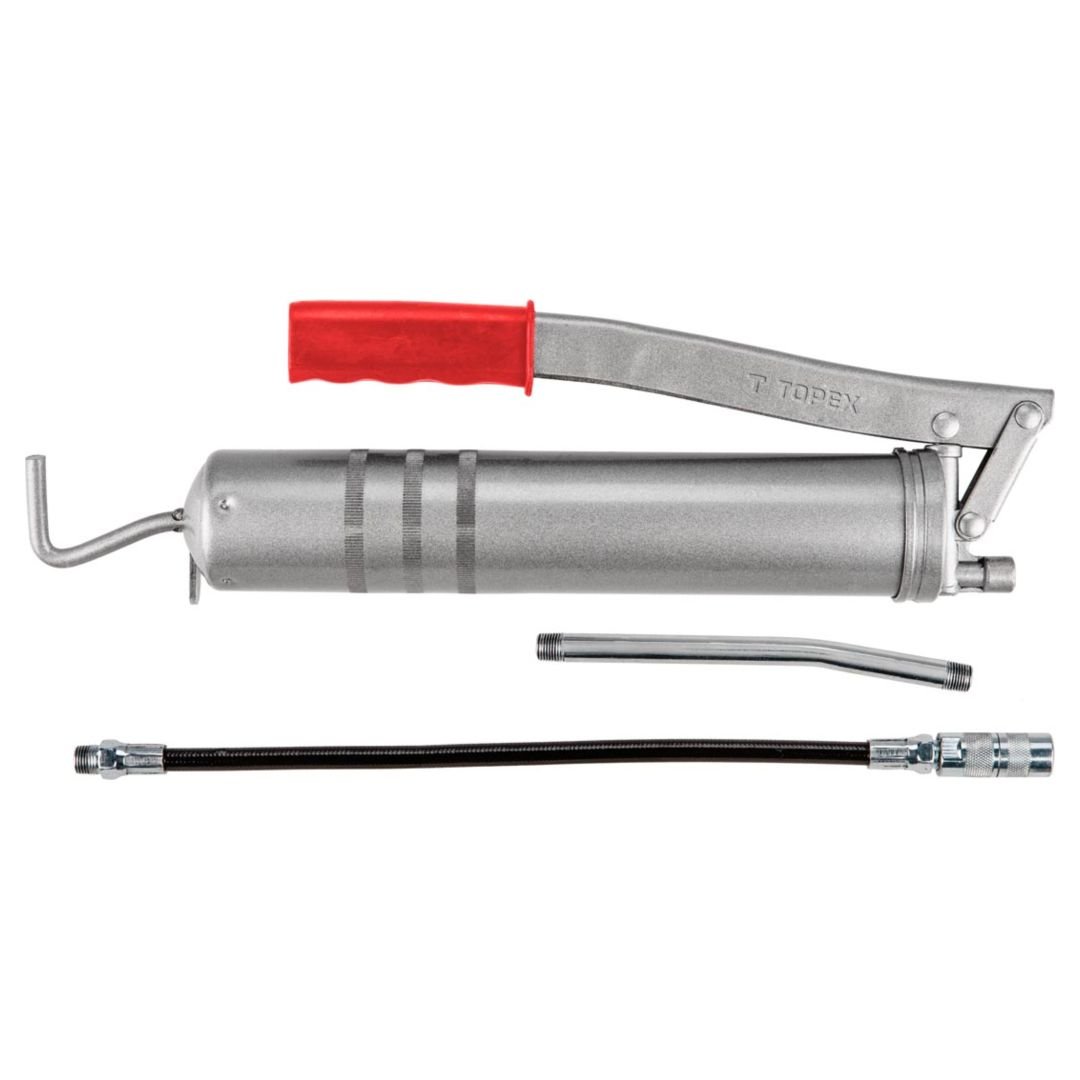 TOPEX, Smarownica dźwigniowa 400 cm3 z wężykiem 8 x 300 mm (8000Psi), 97X300