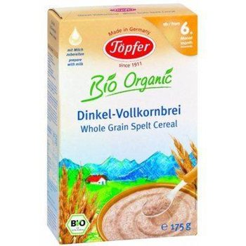 Topfer, Kaszka orkiszowa pełnoziarnista, Bio Organic, 6m+, 175 g - Topfer