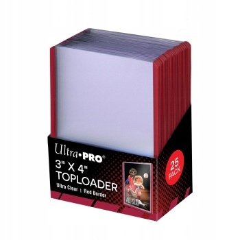 Toploaders Regular Red 3x4 25 szt. Ultra Pro