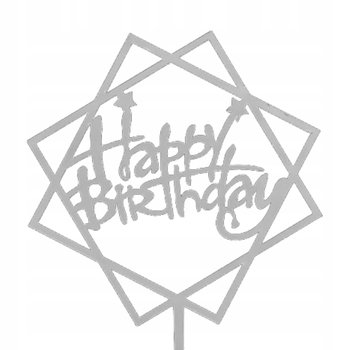 Topper na tort dekoracja napis happy birthday - JAMKO