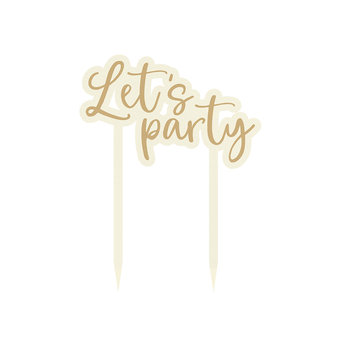 Topper Na Tort Let'S Party - P13