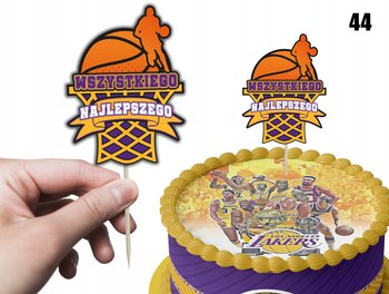 TOPPER NA TORT ozdoba dekoracja urodziny torcik KOSZYKÓWKA NBA - Inna marka