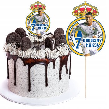 Topper Urodzinowy Na Tort Ronaldo Real Madrid Y4 - Propaganda