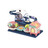 Tor dla samochodzików z elementami sprawnościowymi oraz efektem lewitowania samochodzików