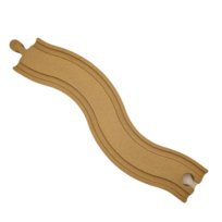 Tor Falisty 21Cm Dla Drewnianej Kolejki
