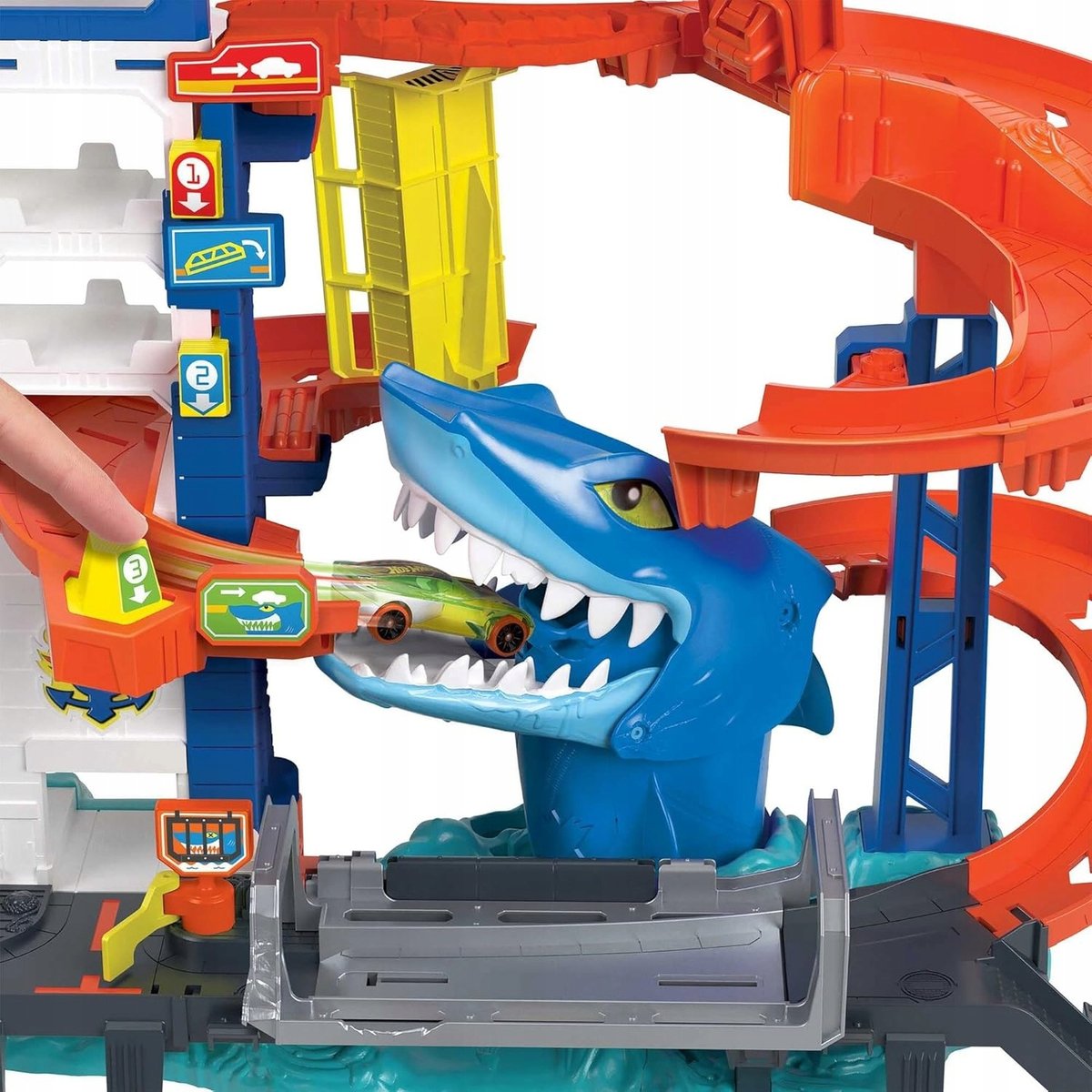 TOR HOT WHEELS CITY ATAK REKINA MIEJSKI PORT ZESTAW DUŻY HDP ...