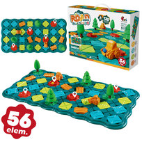 Tor - Labirynt gra logiczna z autkami - 56 elementów ASKATO