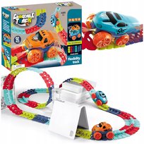 Tor Samochodowy Elastyczny Klocki Konstrukcyjne Changeable Track Na Prezent 92 El.