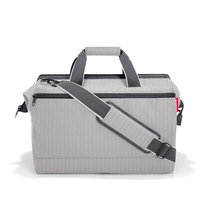 Torba ALLROUNDER L POCKET, herringbone grey, Reisenthel Reisenthel
