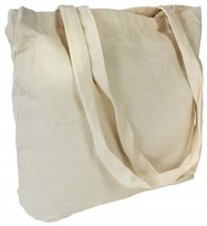 TORBA BAWEŁNIANA 36x10x36 cm ECRU 145g Zakupowa Miejska Sportowa Naturalna