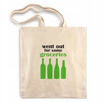 TORBA BAWEŁNIANA 38x42cm ECRU 145g dla Koleżanki MAMY na ZAKUPY SPOŻYWCZE