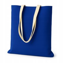 TORBA BAWEŁNIANA 38x42cm GRANATOWA 220g EKOLOGICZNA NA ZAKUPY UNIWERSALNA