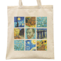 Torba bawełniana na zakupy Vincent Van Gogh Dla Miłośników Sztuki Malarstwa Bullz