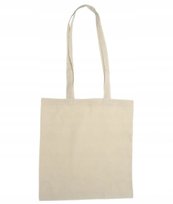 Torba BAWEŁNIANA płocienna EKO ZAKUPY Shopperbag siatka bawełniana 140g Atram