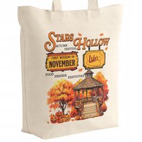 Torba bawełniana z dnem Gilmore Girls Stars Hollow Dla Fanów Serialu