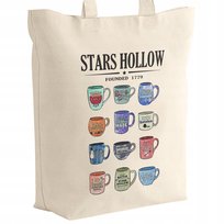Torba bawełniana z dnem Gilmore Girls Stars Hollow Dla Fanów Serialu