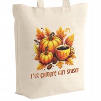 Torba bawełniana z dnem na zakupy Gilmore Girls Dla Fanów Serialu Prezent