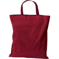 Torba Bawełniana Z Krókim Uchem Bordowy HelloShop