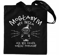 Torba BAWEŁNIANA Z NADRUKIEM EKO Shopperbag Torba Dla Przyjaciółki Mała Mi Atram