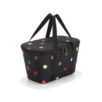 Torba, czarna w kropki, 27,5x15,5x12 cm - Reisenthel