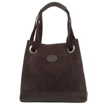 Torba Damska Skórzana Vera Pelle Borsa Choco