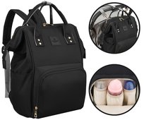 Torba do wózka organizer dla mamy plecak na wózek mommy bag Peterson czarny