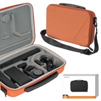 TORBA ETUI CASE COMBO FUTERAŁ DO DJI OSMO ACTION 6 / 5 PRO / 4 / 3 + AKCESORIA (POMARAŃCZOWY)