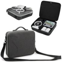Torba Etui Case Combo Futerał Sunnylife na drona i akcesoria do DJI FLIP (grafitowa)