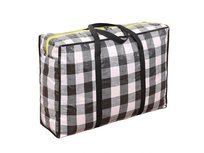 Torba Gospodarcza Pokrowiec Zakupowa Bazarowa 68Cm Czarno-Biała Kratka