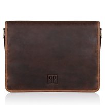 Torba Męska Na Ramię Brązowa Vintage Paolo Peruzzi T-06-Br Paolo Peruzzi