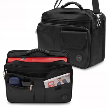 Torba MĘSKA na Ramię na Laptopa DUŻA Listonoszka CZARNA A4 Pako Jeans - Pako Jeans