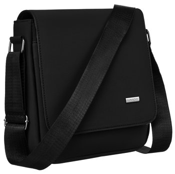 Torba męska na ramię Rovicky na magnes elegancka listonoszka miejska, czarny - Rovicky