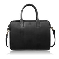 Torba męska na ramię skórzana na dokumenty A4 na laptopa czarna elegancka Paolo Peruzzi IM-05-BL Paolo Peruzzi