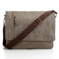TORBA MĘSKA NA RAMIĘ VINTAGE CANVAS 4526-BR