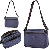 Torba męska na ramię WINGS lekka miejska podróżna organizer 5L z kieszeniami i regulowanym paskiem 28x21x9 cm Wings