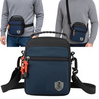 Torba Męska Nerka Saszetka Sportowa Biodrowa Na Ramię Biodra Niebieska