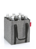 Torba na butelki z przegrodami Reisenthel Bottlebag - twist silver Reisenthel