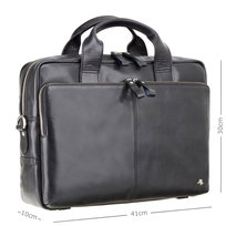 Torba na laptop 15'' ze skóry licowej Visconti ML-31 Visconti