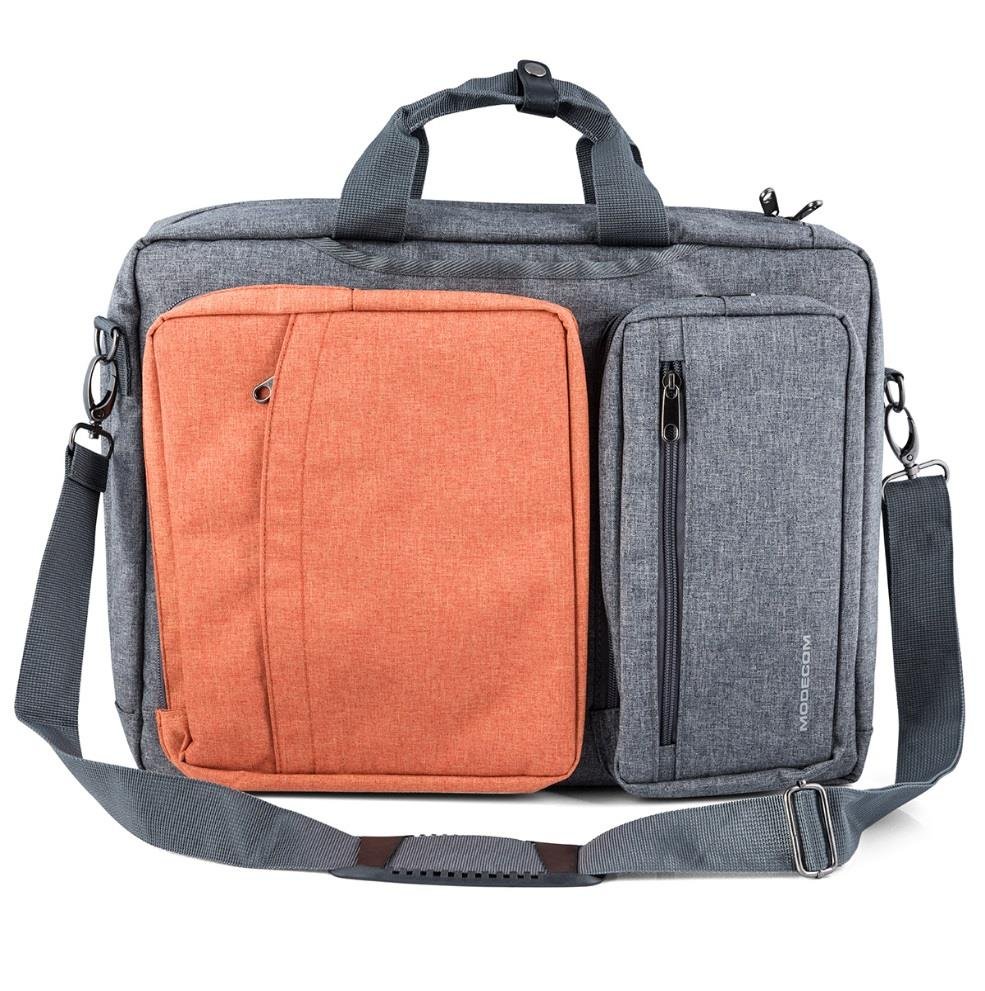 Torba na laptopa 15,6 lekka wodoodporna pokrowiec Modecom RENO pomarańczowa