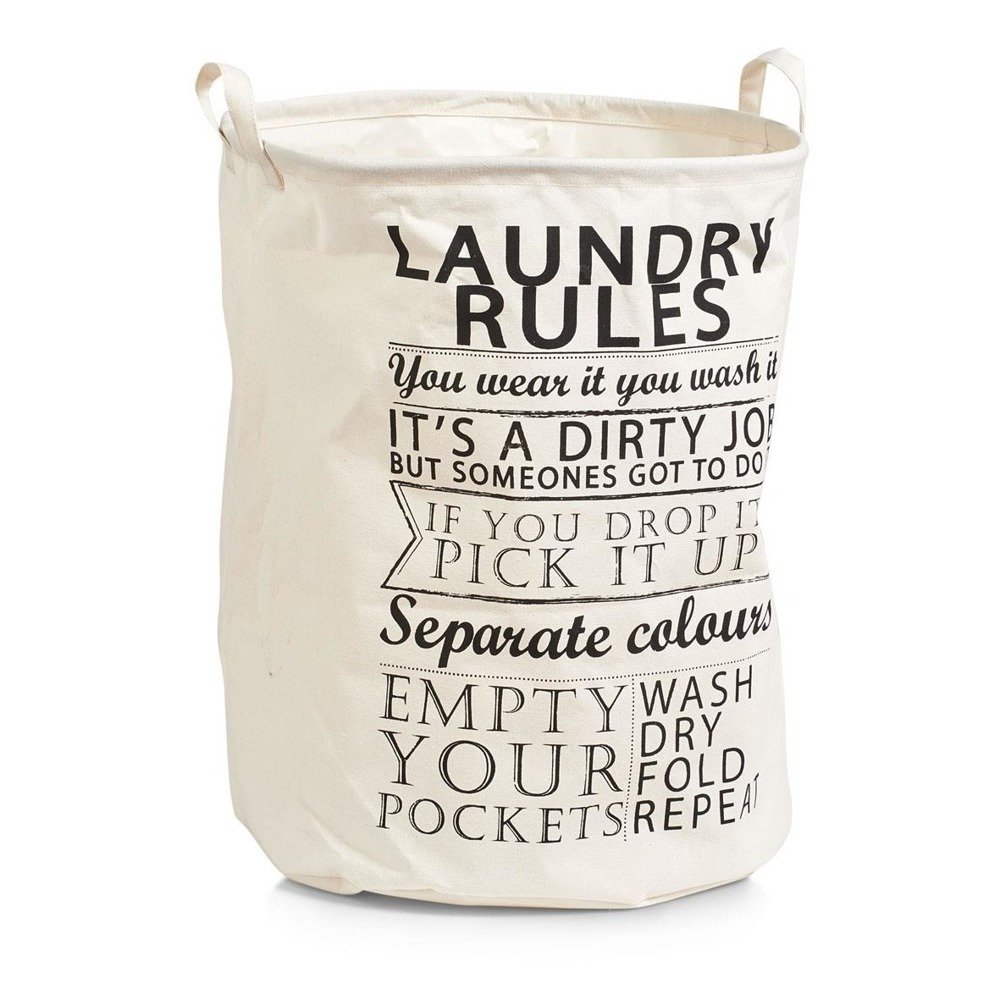 Torba na pranie Laundry Rules ZELLER, 38x48 cm, 54 l