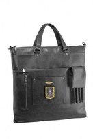 Torba na ramię AERONAUTICA MILITARE Pilot Czarna AERONAUTICA MILITARE