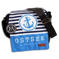 Torba na ramię Robin Ruth bawełna poliester czarny jasnoniebieski OTG5111B Robin Ruth
