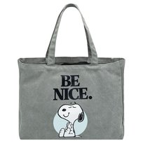 Torba na ramię, Snoopy, duża, szary