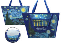 Torba na ramię z kieszonką - V. van Gogh, Gwiaździsta Noc nad Rodanem (CARMANI) Carmani