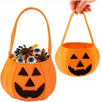 Torba na Słodycze Dynia Cukierki Worek Torebeczka Koszyk Halloween Bal